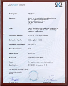 certificat skz-DIMEX